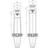 Afbeelding van Fixed-drive shell mill holder extra long chucks DIN 69871 SK 50 form AD+B TUKOY