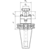 Image sur Combi-drive shell mill holder chucks DIN 69871 SK form AD+B TUKOY