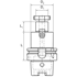 Image sur Fixed-drive shell mill holder chucks DIN 69893 HSK A TUKOY