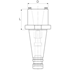 Afbeelding van Adapators ISO/ISO chucks DIN 2080 TUKOY