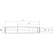 Afbeeldingen van Adapators with weldon shank for screw-on end mills TUKOY