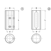 Afbeeldingen van Universal reduction sleeves