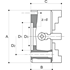 Afbeelding van Direct mounting Independent chucks with 4 jaws.