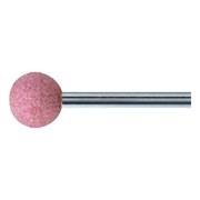 Afbeeldingen van Mounted points with pink aluminum with shank spherical shaped KU WRK