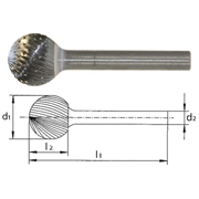 Afbeeldingen van Rotary burrs in HSS PFERD F