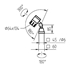 Image sur Lampade a led per macchine WALDMANN SPOT LED 003 - MCXFL 3 S