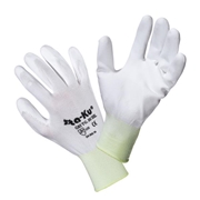 Afbeeldingen van Work gloves in nylon polyurethane coated white