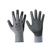 Image de Work gloves in continuous nylon thread coated with textured nitrile