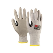 Afbeeldingen van Cut-resistant gloves coated in polyurethane D cut MANOGRIP 30855