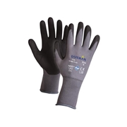 Afbeeldingen van Nylon gloves coated with sanitized nitrile foam