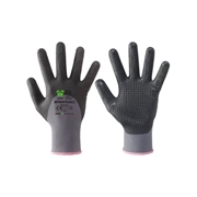 Afbeeldingen van Gloves in continuous nylon coated with dotted nitrile