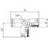 Image sur Intermediate push to connect fittings in technopolymer AIGNEP 55230