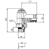 Picture of Orienting flow regulators for cylinders in nickel-plated brass AIGNEP 55900