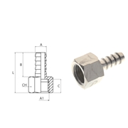 Image de Female hose connections with threaded head AIGNEP 3050