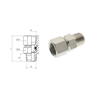 Afbeeldingen van Reducing nipples with AIGNEP 2110 tapered thread