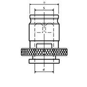 Afbeeldingen van Bush without clutch for tapping D 48 SCM