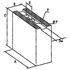 Afbeelding van Soft jaws high version for self-centering kitagawa chucks.