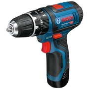 Image de Cordless screwdriver drills with battery percussion 12V BOSCH GSB 12V-15 PROFESSIONAL