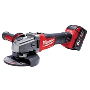 Afbeeldingen van Cordless angle grinder battery operated 18V MILWAUKEE M18 CAG115X-502X