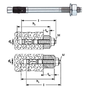 Afbeeldingen van Bolt anchor for cracked concrete and seismic applications FAZ II FISCHER