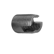 Afbeeldingen van Threaded Inserts self-tapping with cutting slot in stainless steel