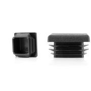 Image de Hole cover plugs square shape in black polyethylene WRK