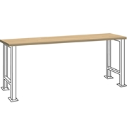 Image de Workbenches with wooden worktops LISTA 40.961-40.963