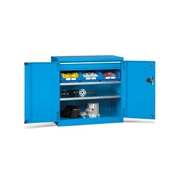 Afbeeldingen van Cabinet with hinged doors, 2 shelves and one drawer FAMI