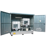 Afbeeldingen van Storage containers for two 1000 litre tanks