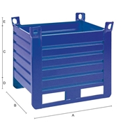 Afbeeldingen van Steel pallet containers SALL