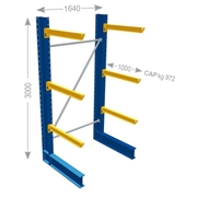 Afbeeldingen van IPE Cantilevers "P" heavy series single-faced