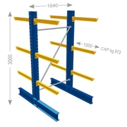 Afbeeldingen van IPE Cantilevers "P" heavy series double-faced