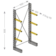 Afbeeldingen van Cantilevers "S" light series single-faced