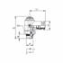 Image sur Orienting flow regulators for cylinders in nickel-plated brass AIGNEP 50901