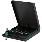 Afbeeldingen van Set of combined threaded-drilling tap bits with hexagonal drive 1/4" WERA 847/7