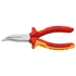 Afbeelding van Half round bent nose pliers VDE insulated 1000 volts KNIPEX 25 26 160