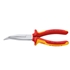 Afbeelding van Half round bent nose lilers VDE insulated 1000 volts KNIPEX 26 26 200