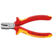 Afbeeldingen van Crimping pliers for end sleeves VDE isolated 1000 volts KNIPEX 97 68 145 A