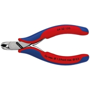 Afbeeldingen van Cutting nippers 15° for electronics and fine mechanics KNIPEX 64 32 120