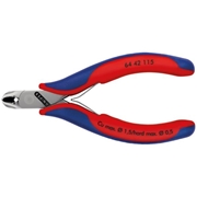 Afbeeldingen van Front cutting nippers 27° for electronics and fine mechanics KNIPEX 64 42 115