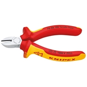 Afbeeldingen van Diagonal cutting nippers VDE insulated 1000 Volts KNIPEX 70 06 125/140/160/180