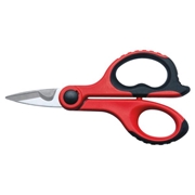 Afbeeldingen van Electrician's scissors stainless steel micro-teeth with outlet cutter WRK