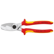 Image de Cable shears for VDE Insulated cable 1000 Volts KNIPEX 95 16 200