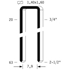 Afbeelding van Metallic staples OMER Series M2