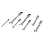 Image de Set of combination wrenches with articulated ratchet WODEX WX1400/K7