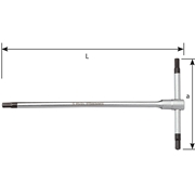 Image de T-handle hexagonal wrenches with fixed rod WRK STAHLWILLE 10758