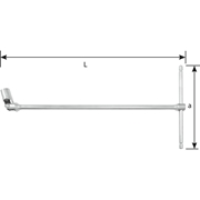 Image de T-handle swivel hexagonal socket wrenches WRK