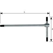 Afbeeldingen van Sliding T-handle hexagonal wrenches WRK