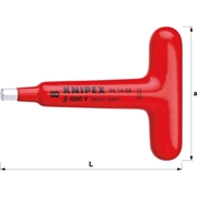 Image de T-handle hexagonal wrenches insulated 1000 V KNIPEX 98 14