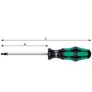 Image de Screwdrivers for Torx screws and spherical head WERA 367 TORX